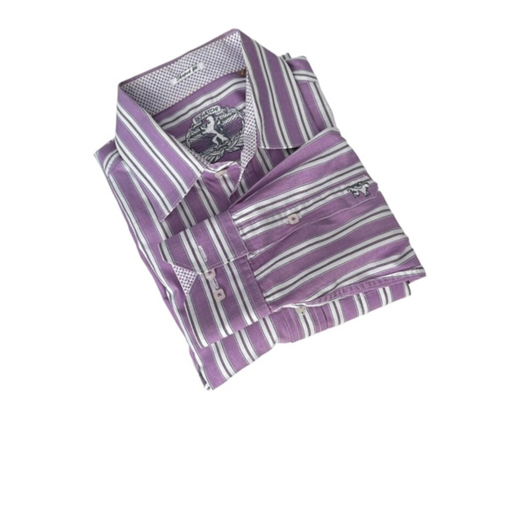 Bugatchi Mens Long‎ Sleeve Shirt Size Large